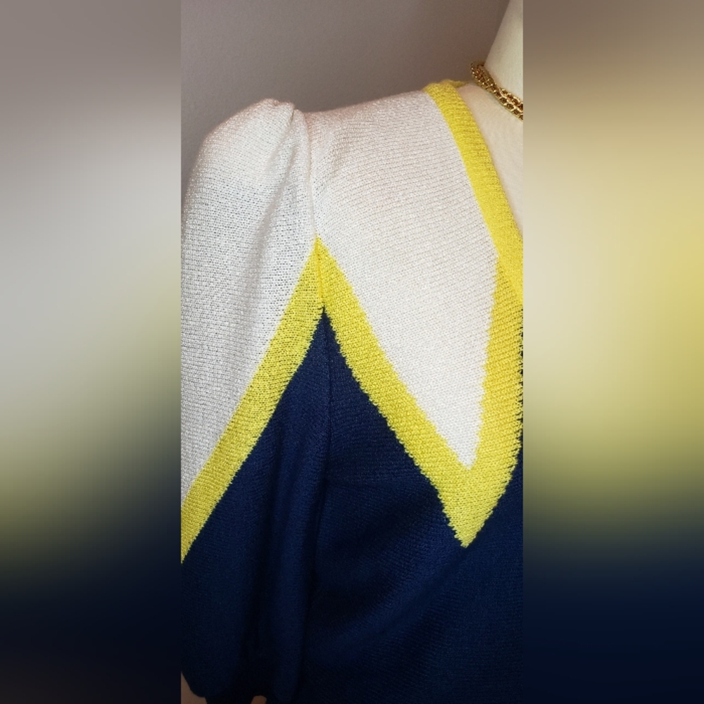 Vintage Navy Women's Sweater And Skirt - Picture 7 of 10